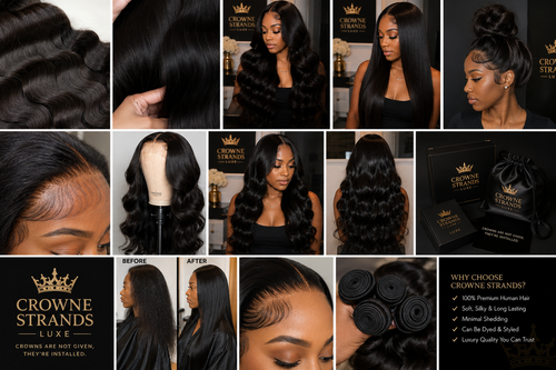 Crowne Strands Luxe Body Wave Bundles – 100% Human Hair